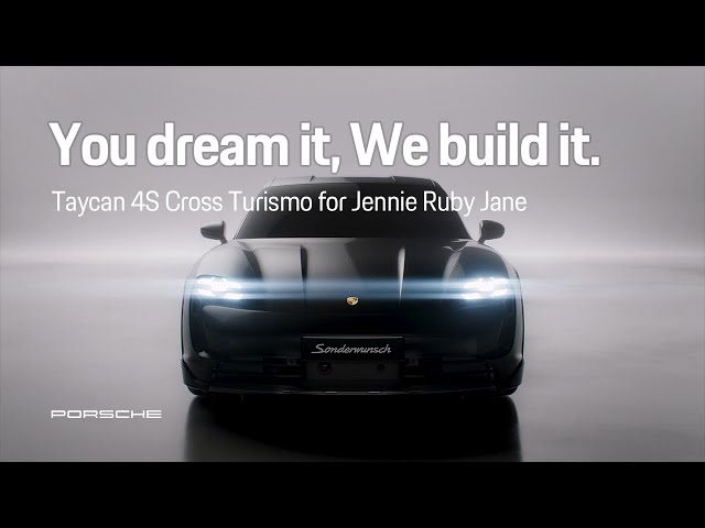 Porsche Korea | Taycan 4S Cross Turismo for Jennie Ruby Jane class=