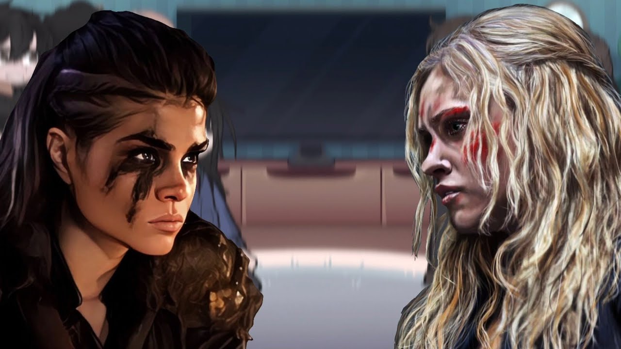 Part 2// the 100 react to octavia/ clarke 