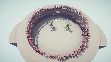 Righteous Paladin vs Nuclear King -TABS- Totally Accurate Battle Simulator