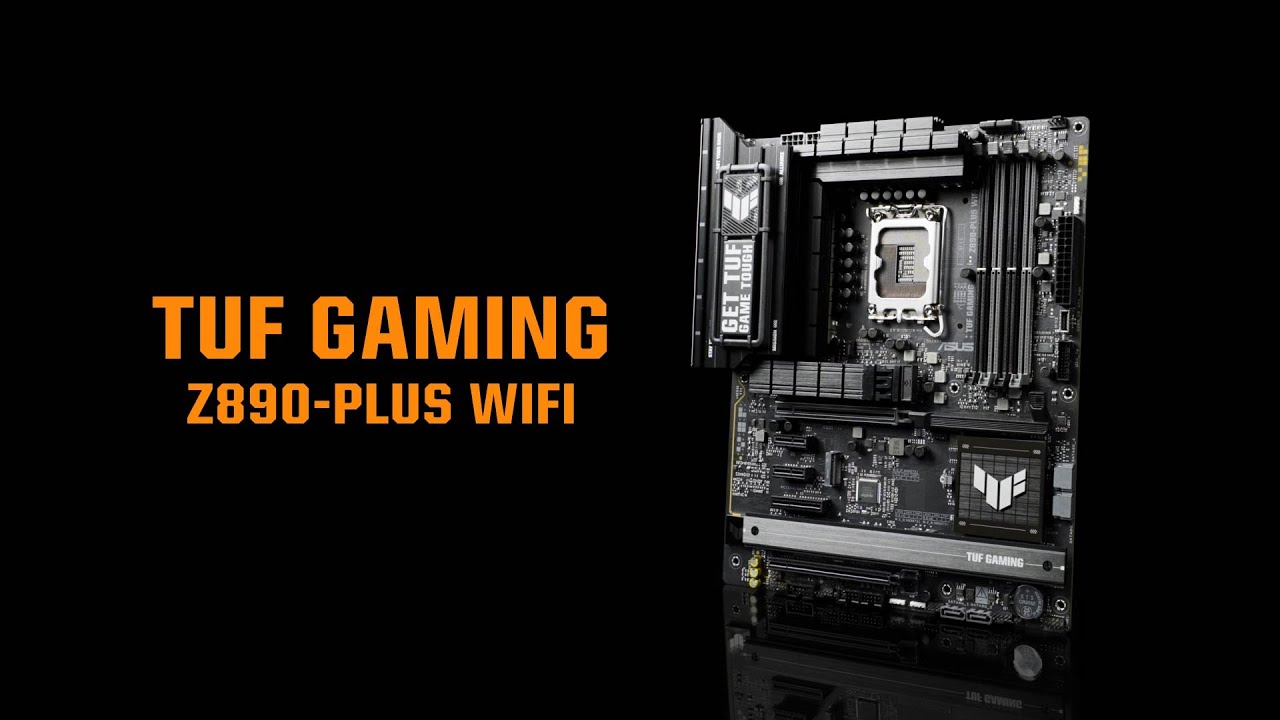 ASUS TUF GAMING Z890-PLUS WIFI 9066MHz OC WiFi 7 DDR5 Soket 1851 M.2 HDMI DP Thunderbolt 4 ATX Anakart