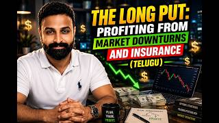 The Long Put: Profiting from Market Downturns and Insurance ( Telugu ) stock market beginner trading