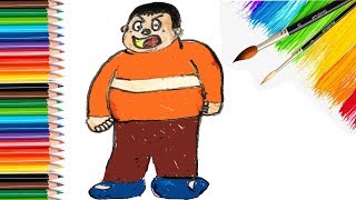 How To Draw Goda Takeshi Zian Step By Step