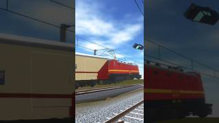 Indian train crossing 3D#funny #indianrailways #indiantruck #localtrain #train #trainsimulator #xbox screenshot 4