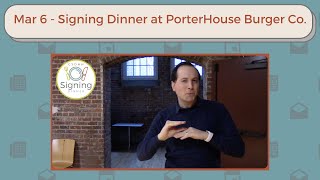 Signing Dinner