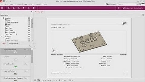 GOM Inspect 2016 Free Software Video Tutorial - 6 - Reporting