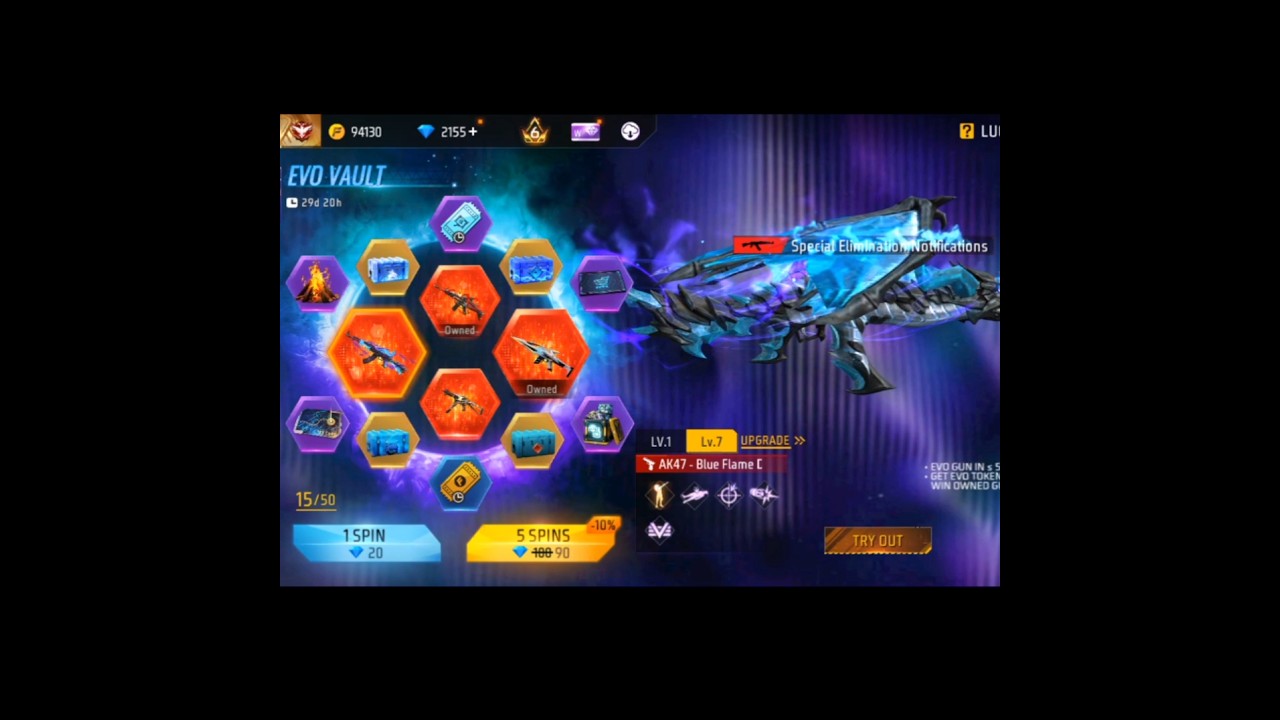 free fire new evo vault event | draco ak return 