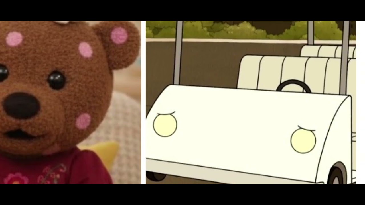 Jack Torrance show season 1 episode 1 Cocoa the dark bear girl checks mirror