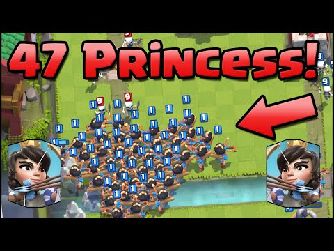 47-princesses!-new-world-record!-clash-royale---most-princess-on-map-&-new-update-changes
