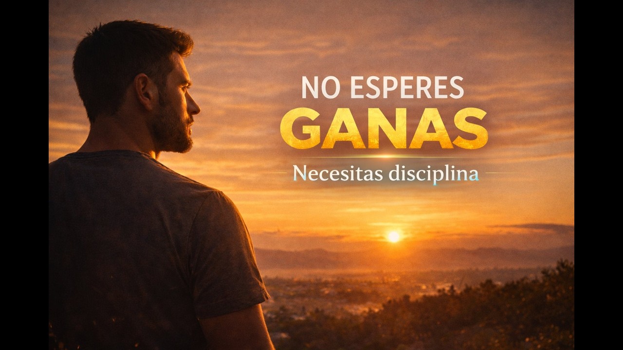 No necesitas motivación  Necesitas disciplina
