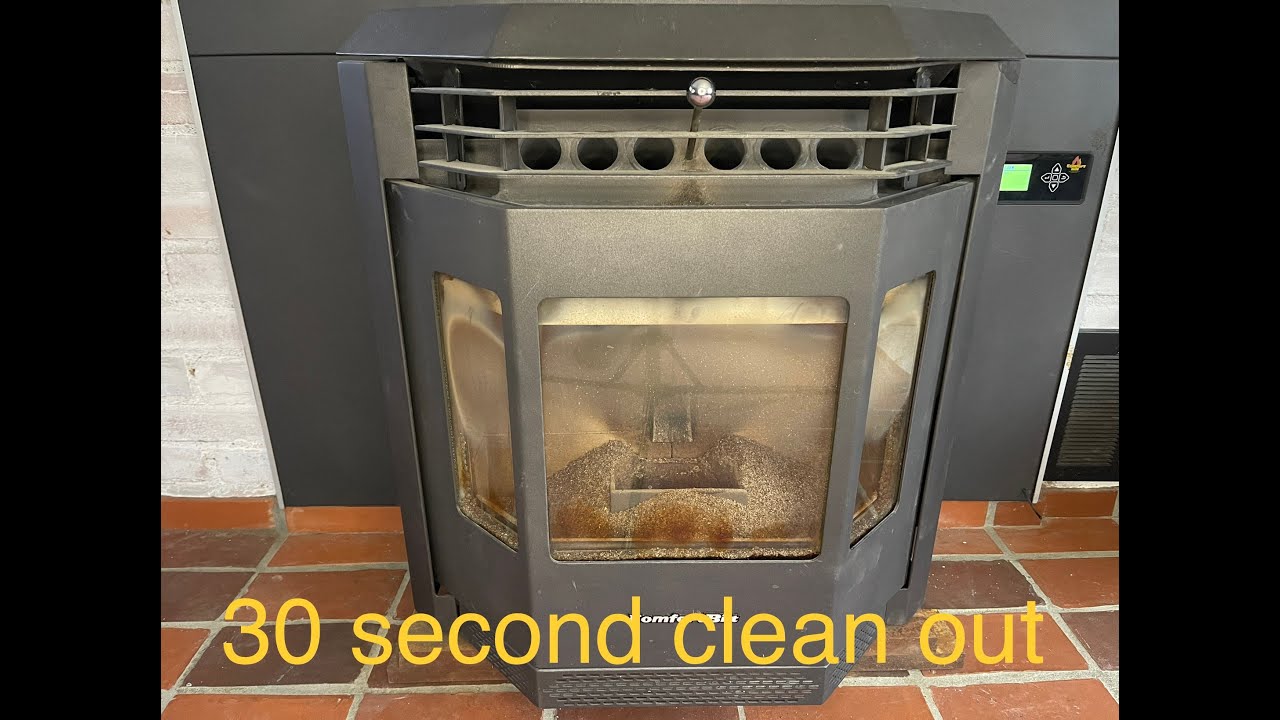 30 second pellet stove clean out YouTube