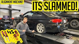 335IS GETS COILOVERS! IS IT TOO LOW?