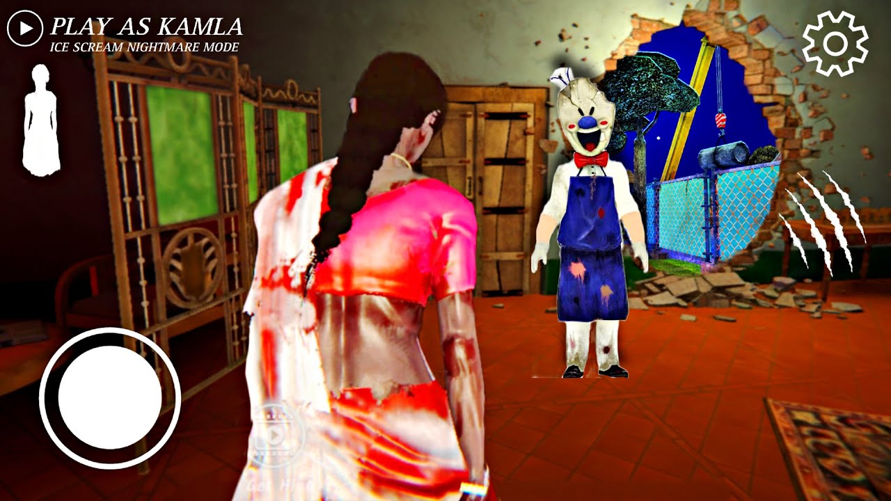 PLAYING AS KAMLA IN ICE SCREAM NEW UPDATE || KAMLA FOUND A SECRET NIGHTMARE MODE 