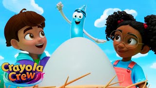 coloring eggs what will they draw atcrayolacrewofficial