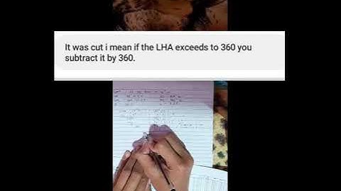 HOW TO COMPUTE AZIMUTH OF THE SUN USING SCIENTIFIC CALCULATOR