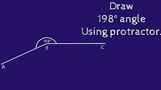 Famous How to draw 198 degree angle using protractor. shsirclasses. Net Worth