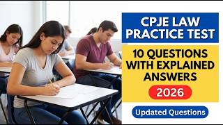 CPJE Law Practice Test: Pass Your Exam with 10 Crucial Questions and Fully Explained Real Answers!