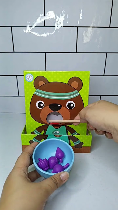 satisfying with unboxing and review cute bear