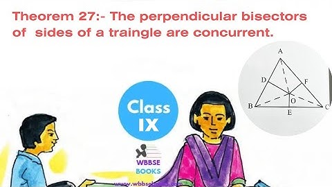 Theorem 27 | Theorem on concurrence | class 9 wbbse | chapter 17 | Raghubir bhaiya