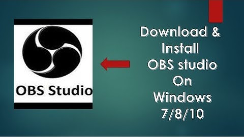 how to download OBS Studio in Windows 7/8/10  ( sinhala)