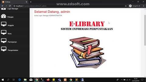 Demo - Aplikasi Perpustakaan (Pinjam Buku) Berbasis Web (PHP CodeIgniter & MySQL)