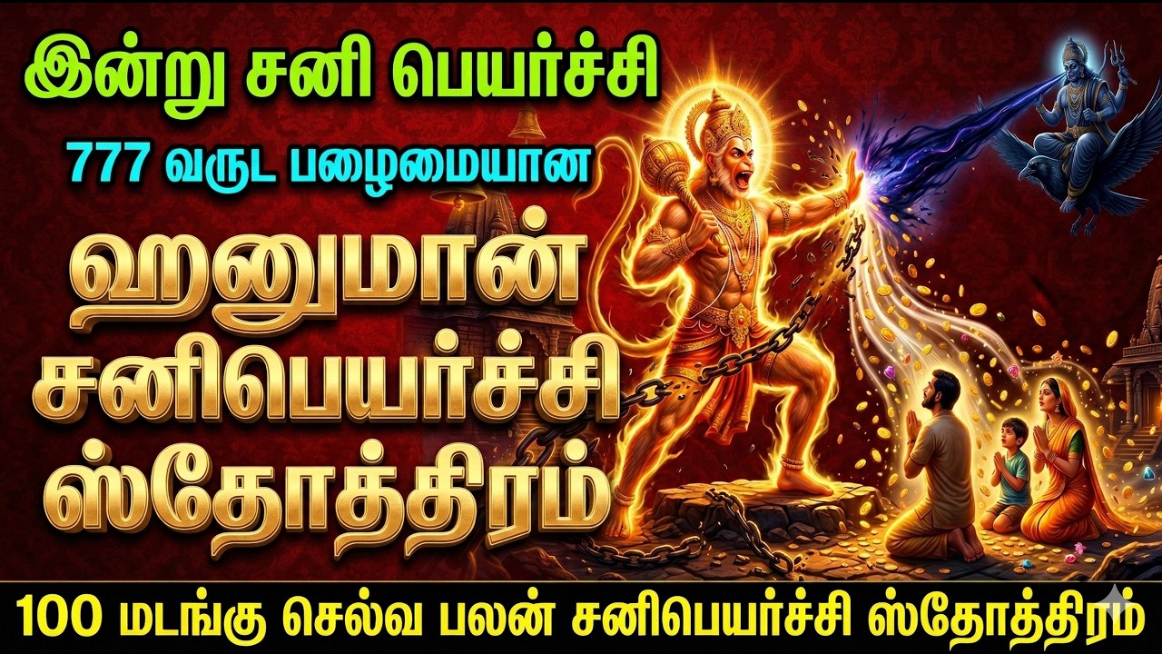 🪐 இன்று சனி பெயர்ச்சி | ஹனுமான் சனிபெயர்ச்சி  Wealth Abundance 100x Money Attraction Powerful Mantra