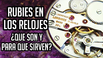 ¿Qué significan 17 rubíes en un reloj?