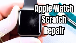 HOW TO REMOVE SCRATCHES ON APPLE WATCH- Polywatch screen repair product review