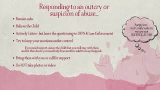 #4 Child Abuse & Trafficking Training (Deprecated-DO NOT USE)