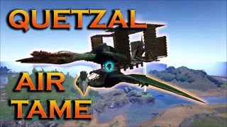 Safe Quetzal Taming in the Air, Ark Survival Evolved