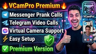 VCamPro Premium | Messenger & Telegram Prank Call Setup (2026) screenshot 4