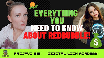 Redbubble For Begginers I Everything You Need To Know About Redbubble I Digital Lion