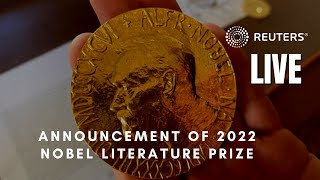 LIVE: Announcement of 2022 Nobel Literature Prize