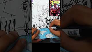 MARVEL ARTIST redraws FAMOUS COMIC COVERS: X-MEN #1