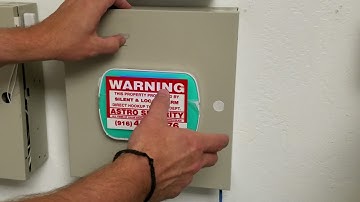 Alarm System Back Up Battery