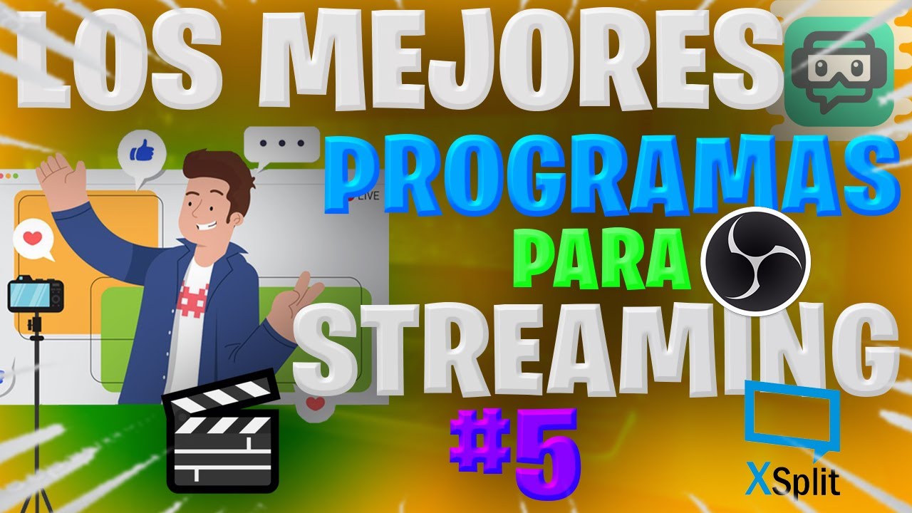 📺¡LOS MEJORES PROGRAMAS PARA HACER STREAMING!📺 🎬#5 2021 - YouTube