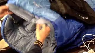 Sportneer 寝袋 冬用 シュラフ 封筒型 耐寒温度-25度 丸洗いok