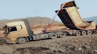 Dangerous Heavy Equipment Overload Truck &amp; Logging Wood Truck Driving Fails, Extreme Truck Fails