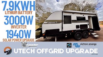 Crusader Caravans 24 volt Battery Bank | Off Grid Power Upgrade