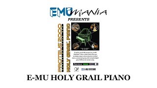 E-MU HOLY GRAIL PIANO PRESET DEMO