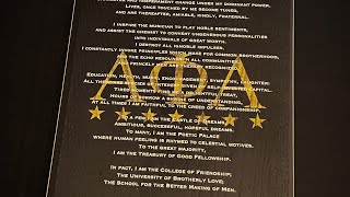 Making an Alpha Phi Alpha Plaque