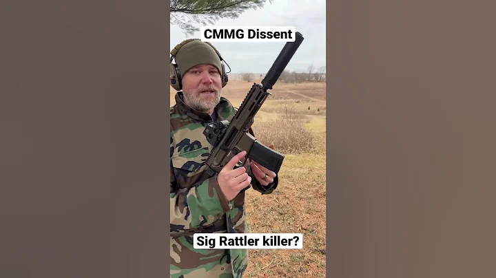 The new CMMG Dissent in 300 Blackout - Sig Rattler...
