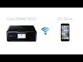 Setting up Your Wireless Canon PIXMA TS8120- Easy Wireless Connect with an iOS Device