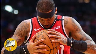 In her daily monologue, rachel nichols recaps portland trail blazers
vs. houston rockets, which carmelo anthony got revenge on one of his
old teams. nicho...