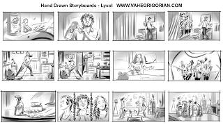 Hand‑Drawn Storyboards → AI Video: Commercial  (Lysol Sample)