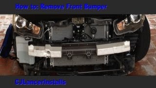 CJ Lancer - How To: Remove Front Bumper