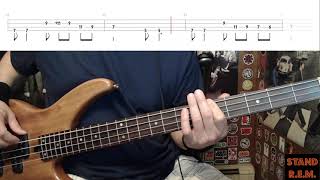 Download Lagu Stand by R.E.M. - Bass Cover with Tabs Play-Along MP3