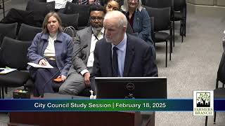 City Council Study Session February 18, 2025