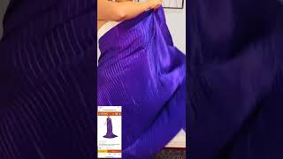 Shop Pleated Satin Saree From India Ship Usa Inditrunk