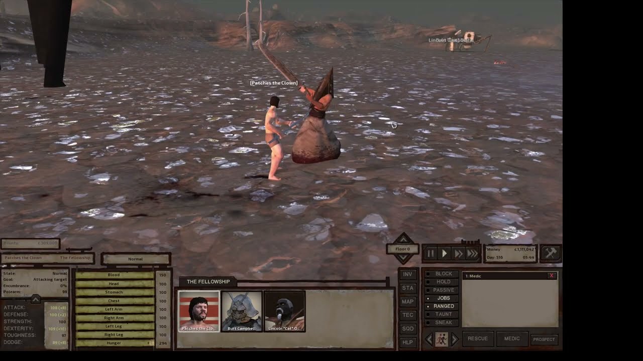 Kenshi: A song of friends lost, friends avenged (VS Pyramid Head)