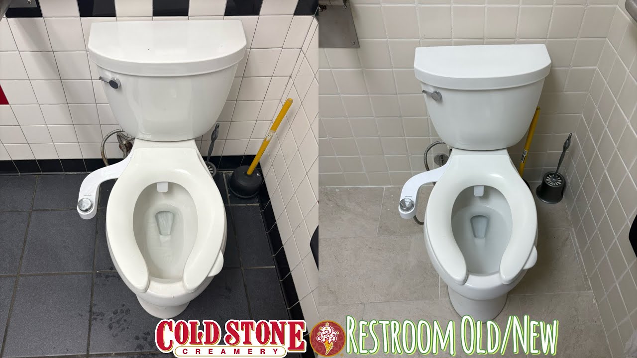 Cold Stone Creamery Restroom (old/new)